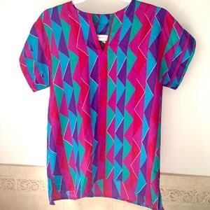 Vintage multi-colored blouse.